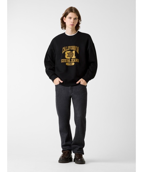 GUESS JEANS Os Ringer Crewneck スウェット | GUESS(ゲス) JAPAN 公式