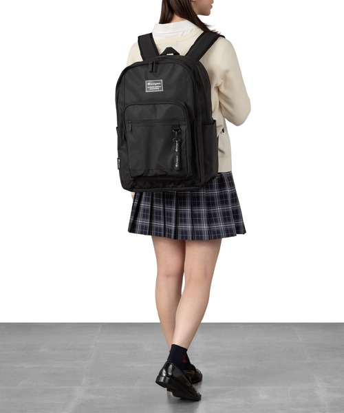 Champion(チャンピオン)の「チャンピオン リュックサック 2気室 通学 65454(バックパック/リュック・メンズ・ブラック×レッド/ブラック×ブラック/ブラック×グリーン/ブラック×ピンク・FREE)」の18枚目の写真