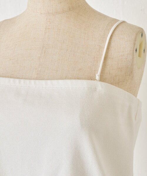 Jena espace merveilleux（ジェナ　エスパスメルヴェイユ）の「《さわ企画》【WEB限定】スクエアキャミソール（キャミソール・レディース・アイボリー/ブラック・0/1）」の13枚目の写真