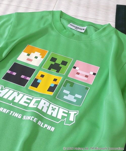 RUGGEDWORKS（ラゲッドワークス）の「《マインクラフト》 キッズ 半袖 Tシャツ（Tシャツ/カットソー・キッズ・ブラック/グリーン・140/130/120）」の6枚目の写真