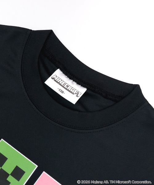 RUGGEDWORKS（ラゲッドワークス）の「《マインクラフト》 キッズ 半袖 Tシャツ（Tシャツ/カットソー・キッズ・ブラック/グリーン・140/130/120）」の3枚目の写真