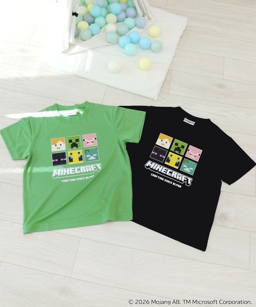 RUGGEDWORKS（ラゲッドワークス）の「《マインクラフト》 キッズ 半袖 Tシャツ（Tシャツ/カットソー・キッズ・ブラック/グリーン・140/130/120）」の17枚目の写真