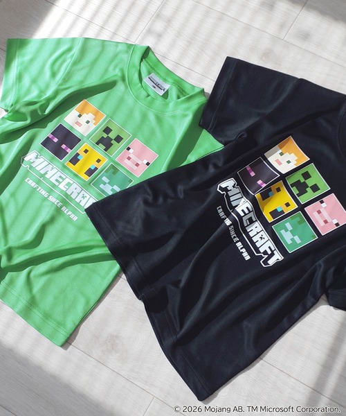 RUGGEDWORKS（ラゲッドワークス）の「《マインクラフト》 キッズ 半袖 Tシャツ（Tシャツ/カットソー・キッズ・ブラック/グリーン・140/130/120）」の19枚目の写真