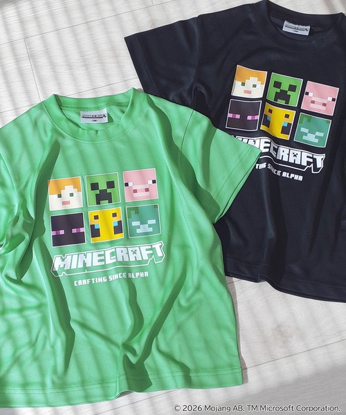 RUGGEDWORKS（ラゲッドワークス）の「《マインクラフト》 キッズ 半袖 Tシャツ（Tシャツ/カットソー・キッズ・ブラック/グリーン・140/130/120）」の20枚目の写真