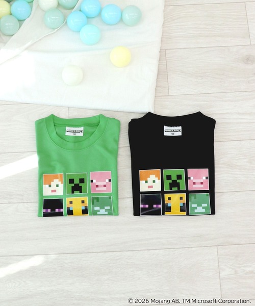 RUGGEDWORKS（ラゲッドワークス）の「《マインクラフト》 キッズ 半袖 Tシャツ（Tシャツ/カットソー・キッズ・ブラック/グリーン・140/130/120）」の21枚目の写真