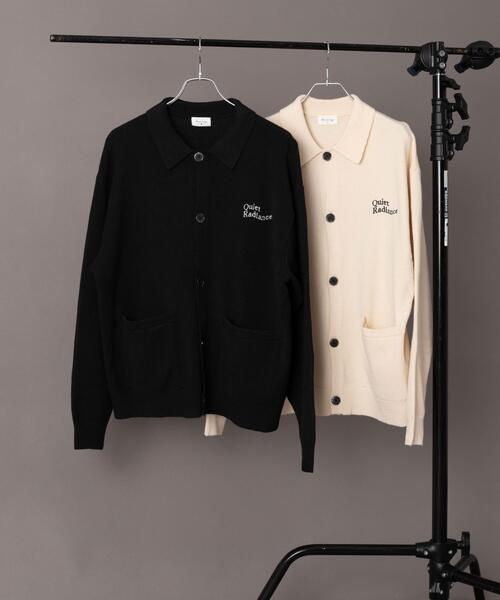 BROWNY（ブラウニー）の「BROWNY/【26年春夏新作】ワンポイントニットシャツ(LS)（シャツ/ブラウス・メンズ・スミクロ/オフホワイト・MEDIUM/LARGE）」の7枚目の写真