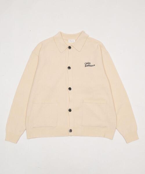 BROWNY（ブラウニー）の「BROWNY/【26年春夏新作】ワンポイントニットシャツ(LS)（シャツ/ブラウス・メンズ・スミクロ/オフホワイト・MEDIUM/LARGE）」の8枚目の写真