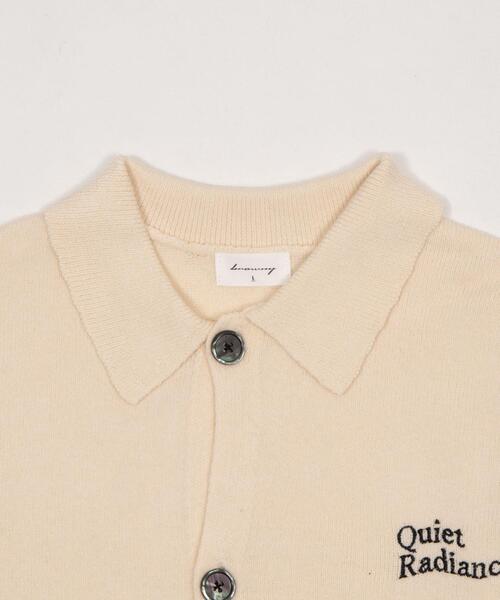 BROWNY（ブラウニー）の「BROWNY/【26年春夏新作】ワンポイントニットシャツ(LS)（シャツ/ブラウス・メンズ・スミクロ/オフホワイト・MEDIUM/LARGE）」の11枚目の写真