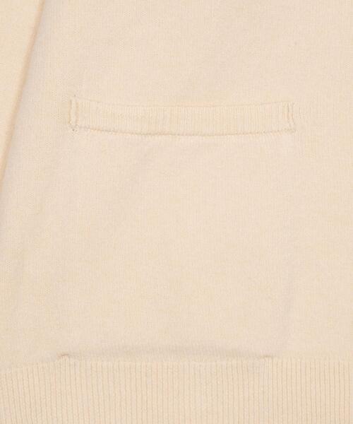 BROWNY（ブラウニー）の「BROWNY/【26年春夏新作】ワンポイントニットシャツ(LS)（シャツ/ブラウス・メンズ・スミクロ/オフホワイト・MEDIUM/LARGE）」の3枚目の写真