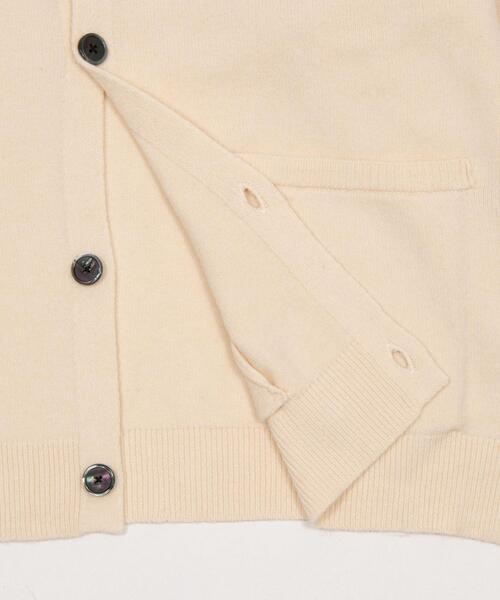 BROWNY（ブラウニー）の「BROWNY/【26年春夏新作】ワンポイントニットシャツ(LS)（シャツ/ブラウス・メンズ・スミクロ/オフホワイト・MEDIUM/LARGE）」の5枚目の写真