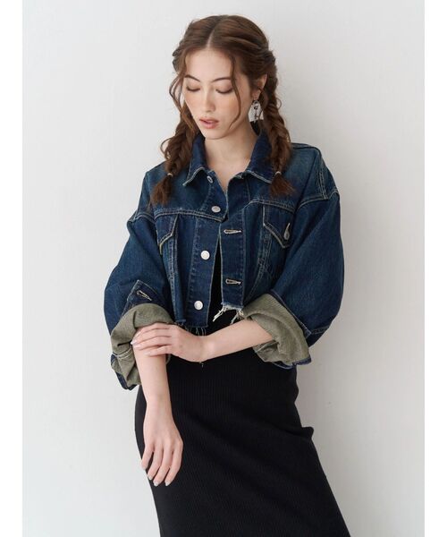 EVRIS(エヴリス)の「CHAIN CROSS MOTIF ピアス(ピアス(両耳用)・レディース・シルバー/ゴールド・FREE)」の3枚目の写真