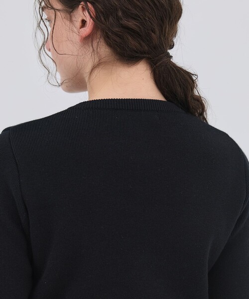 PUBLIC TOKYO（パブリックトウキョウ）の「【2026春新作】コットンシルククルーカーデ（カーディガン/ボレロ・レディース・グレー/ピンク/ホワイト/ブラック・FREE）」の11枚目の写真