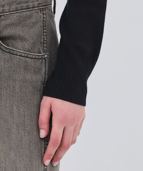 PUBLIC TOKYO（パブリックトウキョウ）の「【2026春新作】コットンシルククルーカーデ（カーディガン/ボレロ・レディース・グレー/ピンク/ホワイト/ブラック・FREE）」の9枚目の写真