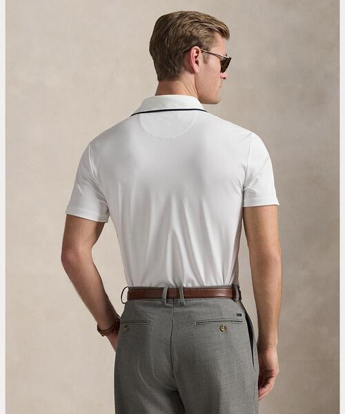 RLX GOLF(アールエルエックスゴルフ)の「テーラード フィット Polo ベア ポロシャツ(ポロシャツ・メンズ・ホワイト・XS/L/M/S/XL)」の4枚目の写真