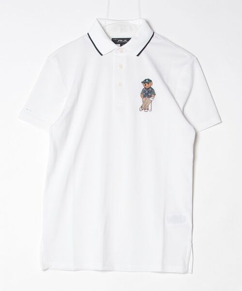 RLX GOLF(アールエルエックスゴルフ)の「テーラード フィット Polo ベア ポロシャツ(ポロシャツ・メンズ・ホワイト・XS/L/M/S/XL)」の6枚目の写真