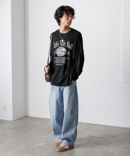 PBLIM（ページボーイリム）の「《UNISEX》フラワーシアーロンT（Tシャツ/カットソー・レディース・オフホワイト/ブルー/ブラック・FREE）」の16枚目の写真