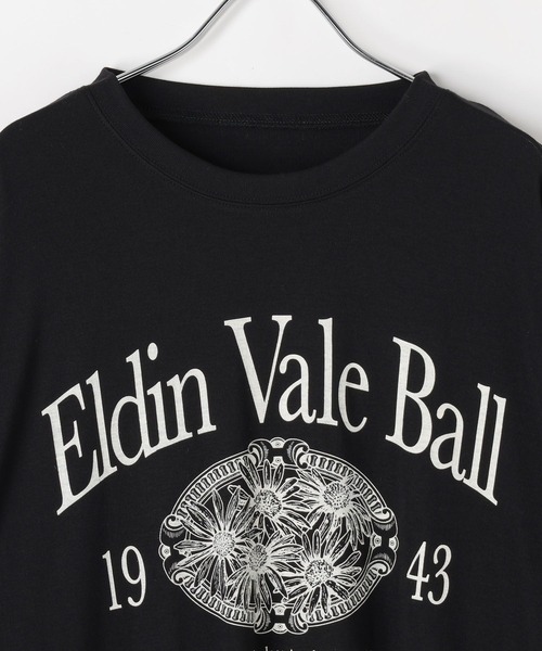 PBLIM（ページボーイリム）の「《UNISEX》フラワーシアーロンT（Tシャツ/カットソー・レディース・オフホワイト/ブルー/ブラック・FREE）」の5枚目の写真