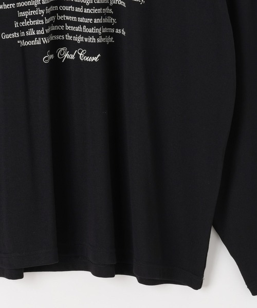 PBLIM（ページボーイリム）の「《UNISEX》フラワーシアーロンT（Tシャツ/カットソー・レディース・オフホワイト/ブルー/ブラック・FREE）」の8枚目の写真