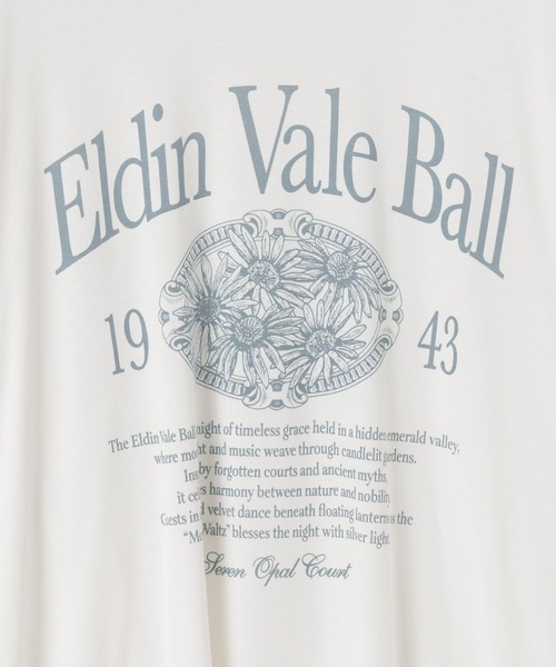 PBLIM（ページボーイリム）の「《UNISEX》フラワーシアーロンT（Tシャツ/カットソー・レディース・オフホワイト/ブルー/ブラック・FREE）」の11枚目の写真