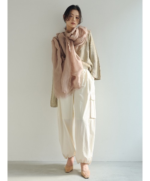 ペーパーヤーンニットプルオーバー（ニット/セーター）｜anuans（ア