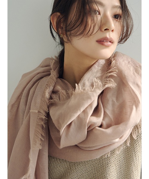 anuans(アニュアンス)の「ペーパーヤーンニットプルオーバー(ニット/セーター・レディース・ライトピンク/アイボリー/ベージュ・FREE)」の19枚目の写真