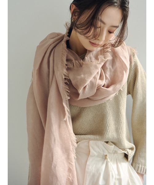 anuans(アニュアンス)の「ペーパーヤーンニットプルオーバー(ニット/セーター・レディース・ライトピンク/アイボリー/ベージュ・FREE)」の20枚目の写真