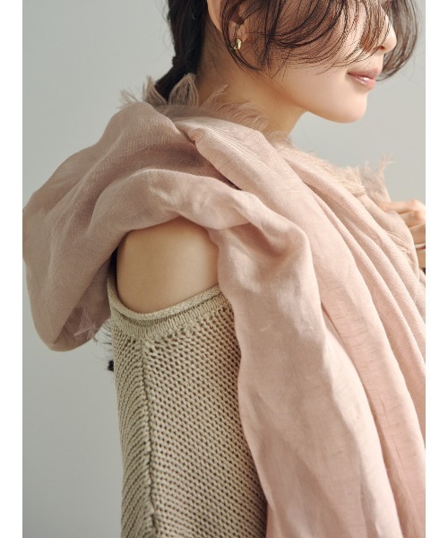 anuans(アニュアンス)の「ペーパーヤーンニットプルオーバー(ニット/セーター・レディース・ライトピンク/アイボリー/ベージュ・FREE)」の21枚目の写真