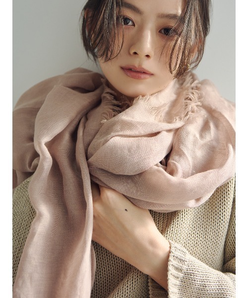 anuans(アニュアンス)の「ペーパーヤーンニットプルオーバー(ニット/セーター・レディース・ライトピンク/アイボリー/ベージュ・FREE)」の22枚目の写真