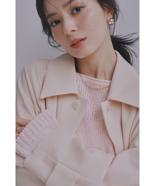 ペーパーヤーンニットプルオーバー（ニット/セーター）｜anuans（ア