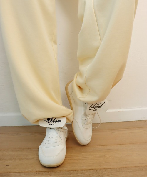 mieya mieya(ミーヤミーヤ)の「【mieya mieya】BUTTER PATCH SWEAT PT/バターパッチスウェットパンツ(スウェットパンツ・レディース・グレー/クリーム・FREE)」の22枚目の写真