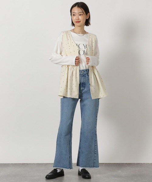 LAKOLE(ラコレ)の「サップVTGZIPべスト / 654330(ベスト・レディース・ライトベージュ/その他2/チャコール/その他1・FREE)」の21枚目の写真