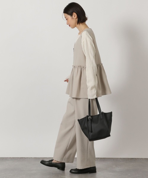 LAKOLE(ラコレ)の「サップVTGZIPべスト / 654330(ベスト・レディース・ライトベージュ/その他2/チャコール/その他1・FREE)」の16枚目の写真