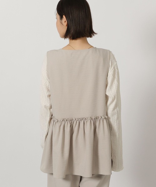 LAKOLE(ラコレ)の「サップVTGZIPべスト / 654330(ベスト・レディース・ライトベージュ/その他2/チャコール/その他1・FREE)」の20枚目の写真