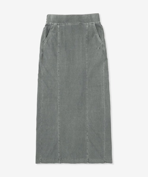 Hurley (ハーレー)の「Hurley/ハーレー ロングスカート レディース PIGMENT SHORT SKIRT WCSK261018(スカート・レディース・ブラック/グレイッシュブルー/カーキブラウン・S/M)」の3枚目の写真