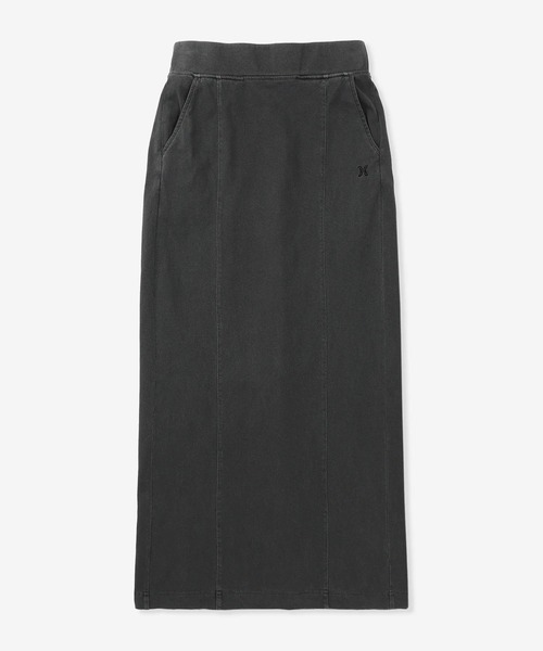 Hurley (ハーレー)の「Hurley/ハーレー ロングスカート レディース PIGMENT SHORT SKIRT WCSK261018(スカート・レディース・ブラック/グレイッシュブルー/カーキブラウン・S/M)」の1枚目の写真