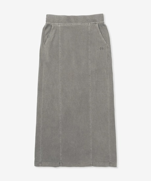 Hurley (ハーレー)の「Hurley/ハーレー ロングスカート レディース PIGMENT SHORT SKIRT WCSK261018(スカート・レディース・ブラック/グレイッシュブルー/カーキブラウン・S/M)」の2枚目の写真