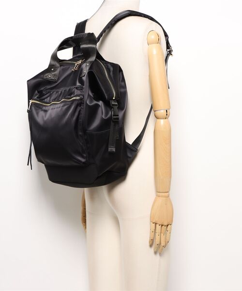 Scrap Book（スクラップブック）の「【Scrap Book】トート＆リュック（バックパック/リュック・レディース・グレー/グレー系その他/ブラック・FREE）」の5枚目の写真