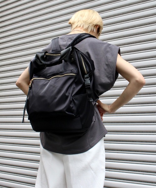 Scrap Book（スクラップブック）の「【Scrap Book】トート＆リュック（バックパック/リュック・レディース・グレー/グレー系その他/ブラック・FREE）」の10枚目の写真