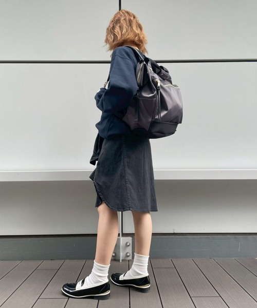 Scrap Book（スクラップブック）の「【Scrap Book】トート＆リュック（バックパック/リュック・レディース・グレー/グレー系その他/ブラック・FREE）」の12枚目の写真