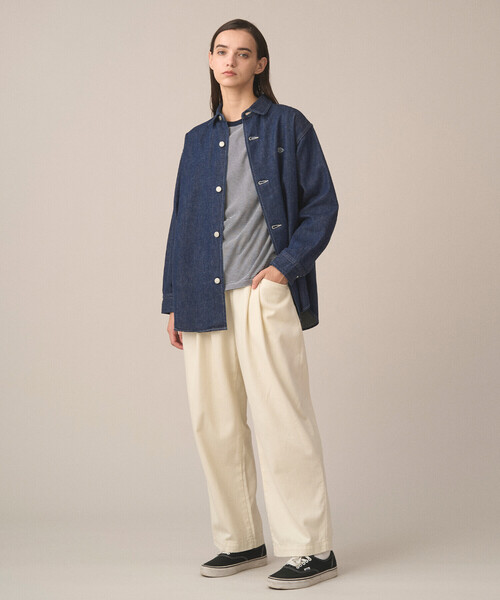 Women's Denim Shirt Jacket（デニムジャケット）｜DANTON（ダントン