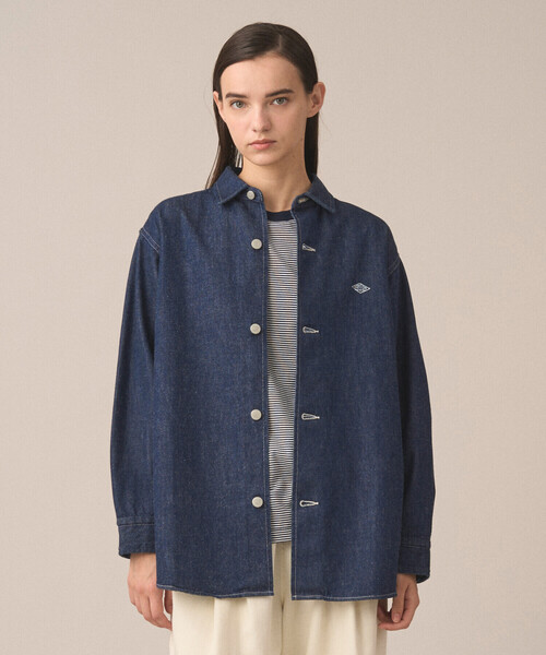 Women's Denim Shirt Jacket（デニムジャケット）｜DANTON（ダントン