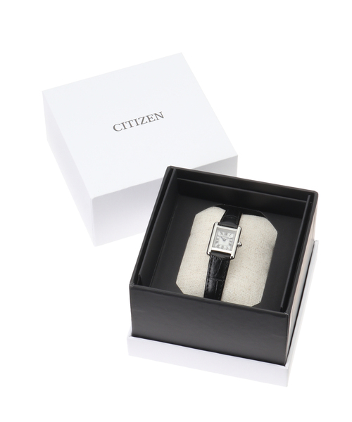 CITIZEN（シチズン）の「CITIZEN Kii Classic Square EG2790-12A Silver（アナログ腕時計・レディース・シルバー・FREE）」の13枚目の写真