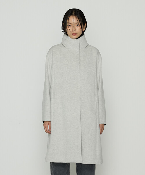 K.T KIYOKO TAKASE(キヨコタカセ)の「〔 TALLサイズ 〕 アンゴラウール スタンドフーデットコート(その他アウター・レディース・ブラウン・15号)」の19枚目の写真