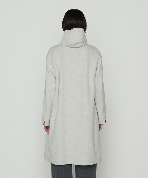 K.T KIYOKO TAKASE(キヨコタカセ)の「〔 TALLサイズ 〕 アンゴラウール スタンドフーデットコート(その他アウター・レディース・ブラウン・15号)」の21枚目の写真