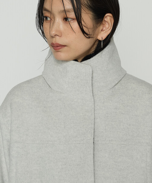 K.T KIYOKO TAKASE(キヨコタカセ)の「〔 TALLサイズ 〕 アンゴラウール スタンドフーデットコート(その他アウター・レディース・ブラウン・15号)」の22枚目の写真