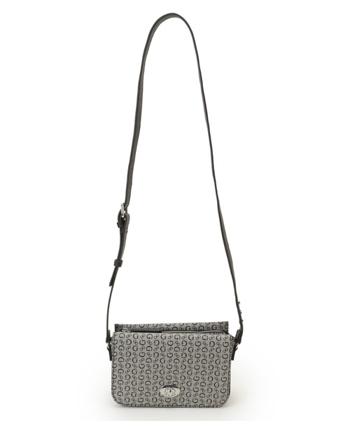 Guess(ゲス)の「BURNABY Mini Crossbody Flap ショルダーバッグ(ショルダーバッグ・レディース・ホワイト/ブラック・ONE SIZE)」の6枚目の写真