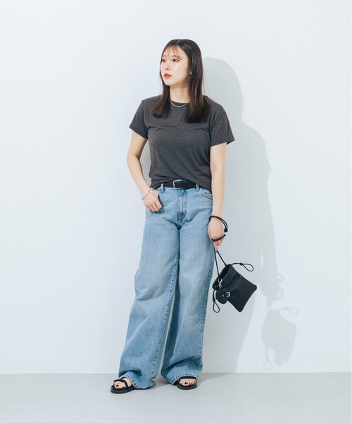 EVOL(イーボル)の「【S-LLサイズ展開・軽量】ストラップストーンフラットサンダル JA5938(サンダル・レディース・ブラック/ネイビー/ベージュ/グレー・LL/L/M/S)」の8枚目の写真