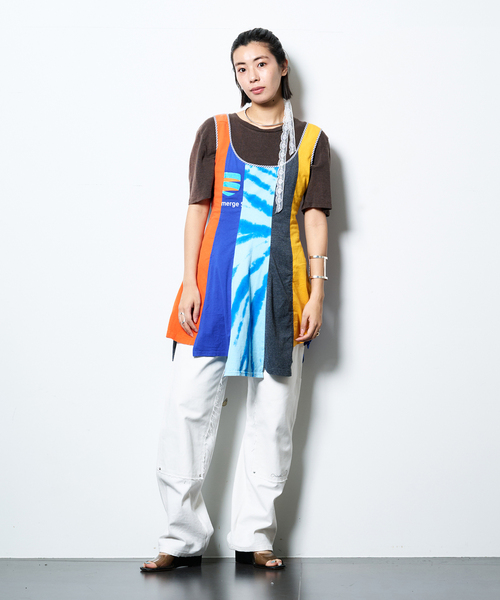 CITYSHOP(シティーショップ)の「JUNGMAVEN DAKOTA 100% HEMP TEE:Tシャツ(Tシャツ/カットソー・レディース・ブラウン・SMALL)」の8枚目の写真