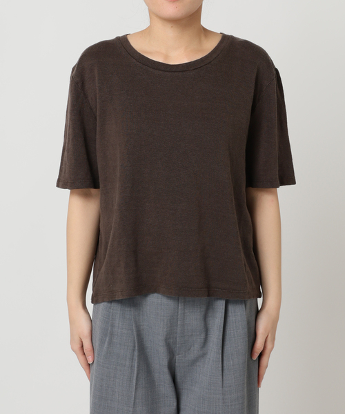 CITYSHOP(シティーショップ)の「JUNGMAVEN DAKOTA 100% HEMP TEE:Tシャツ(Tシャツ/カットソー・レディース・ブラウン・SMALL)」の9枚目の写真