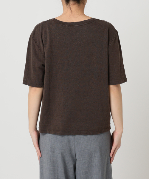 CITYSHOP(シティーショップ)の「JUNGMAVEN DAKOTA 100% HEMP TEE:Tシャツ(Tシャツ/カットソー・レディース・ブラウン・SMALL)」の11枚目の写真
